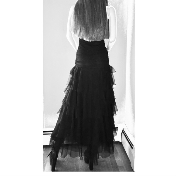 BLACK B. DARLIN RUFFLE TULLE DRESS - Picture 3 of 16